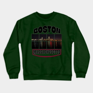 Boston Massachusetts Crewneck Sweatshirt